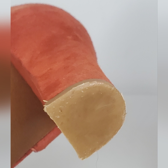 Marc Jacobs Size 9  Orange Suede-Leather Sole - Picture 9 of 10